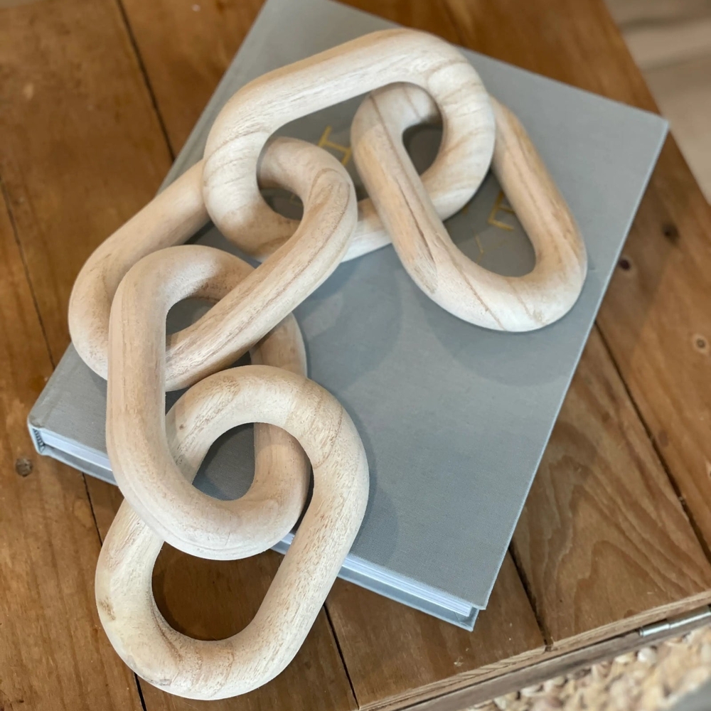 Wood Chain Link Home Decor - Picture 2 of 9